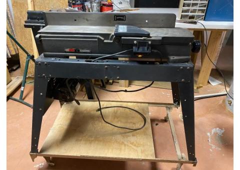 Sears Craftsman 6 1/8-in Jointer-Planer w/ Legs, Wheels and Motor