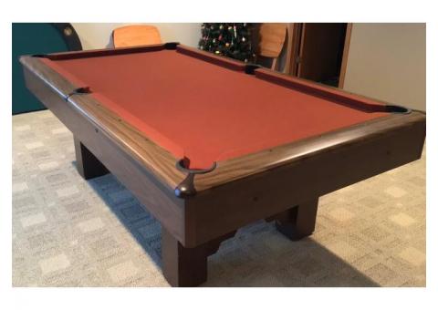 4’x7’ slate pool table (3 piece)